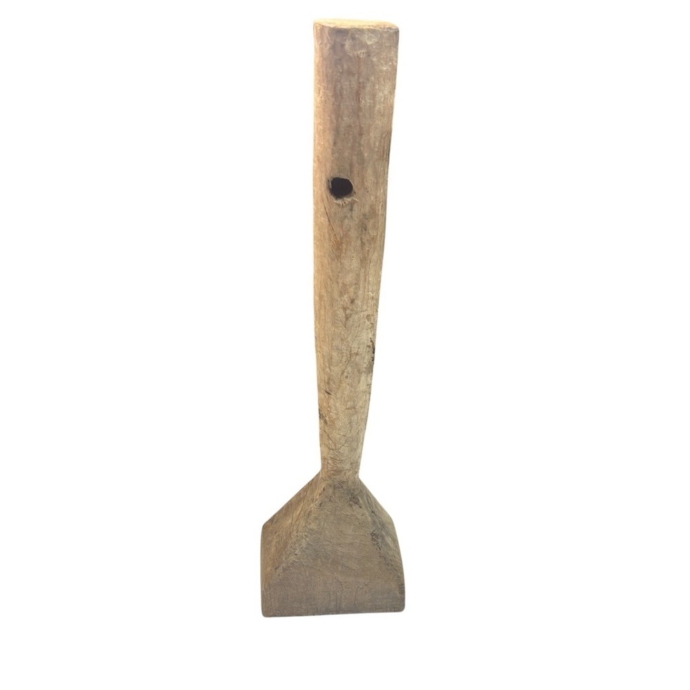 Antique Sauerkraut Cabbage Wood Wooden Primitive Stomper Masher Stamper Smasher